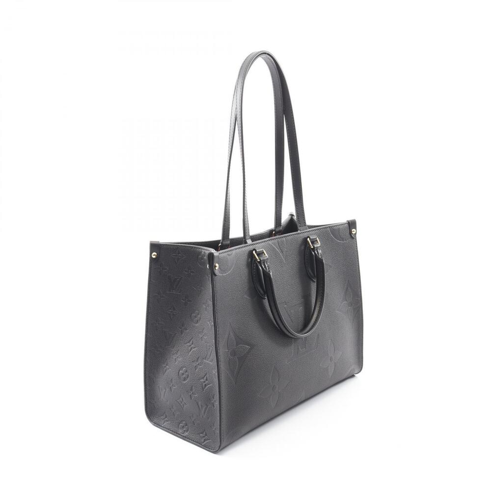 Louis Vuitton Tote Empreinte Bag OnTheGo Monogram Black Leather